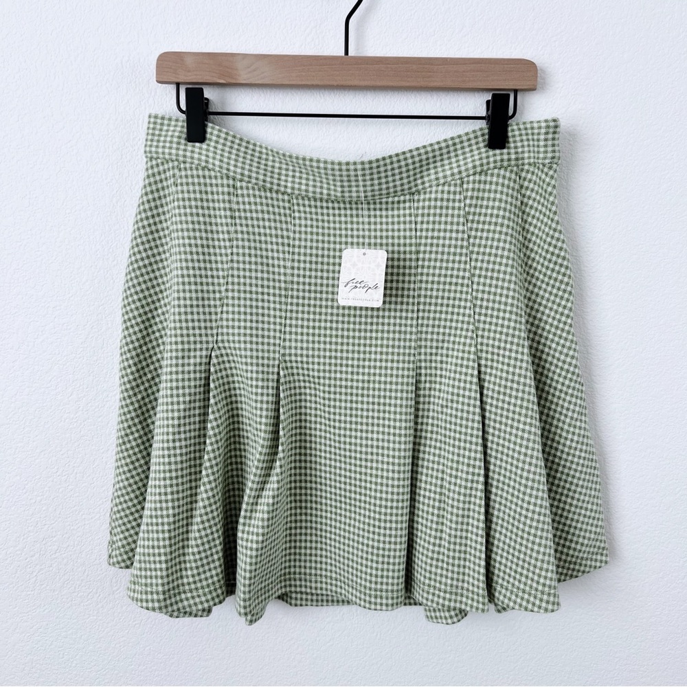 Free People Gingham Honey Skirt - Picture 3 of 7